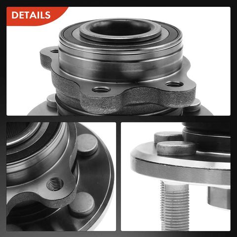 Close-up of Front Wheel Bearing And Hub Assembly 6-Lug for Chevrolet Colorado 2015-2022 and GMC Canyon 2015-2022 4WD