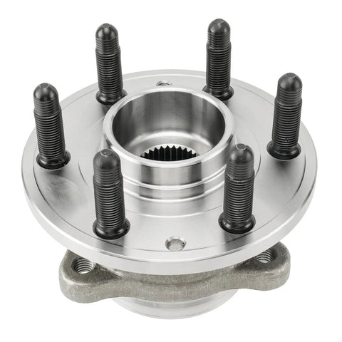 Front view of Front Wheel Bearing Hub Assembly 6 Lug For Chevy Colorado 2015 2022 4WD And GMC Canyon 2015 2022 4WD Durable Replacement Part