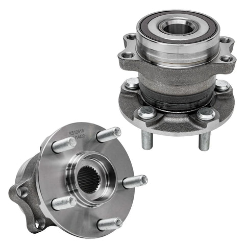 Four Wheel Bearing Hub Assemblies With Five Lug For Subaru Forester 2014 2018 Impreza 2012 2019 Crosstrek 2016 2021 XV Crosstrek 2014 2015