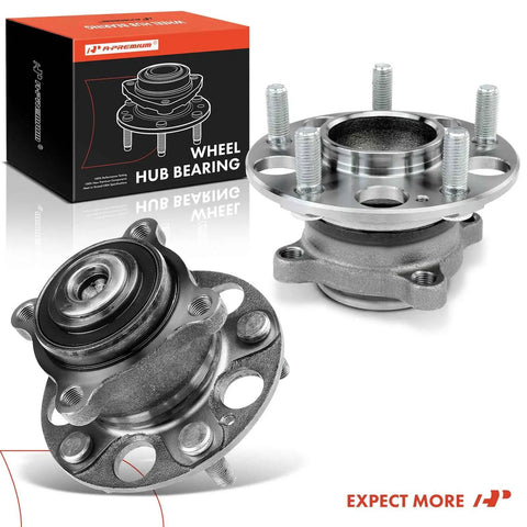 Rear Wheel Bearing And Hub Assembly Set For Honda Accord 2008-2012 And Acura TSX 2009-2014 5-lug 2-piece replacement kit