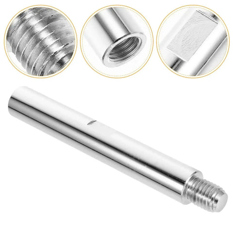 Polishing And Grinding Extension Rod For Bench Drill And Angle Grinder, Threaded Shaft Rotary Polisher Accessory, steel rod image