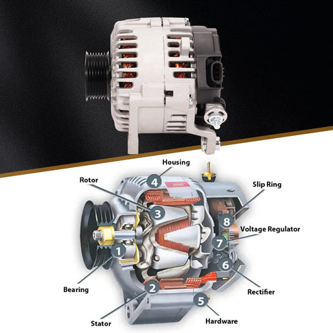Drop In Replacement Alternator For Nissan Armada 2007 To 2015 Xterra 2007 To 2015 Frontier 2008 To 2019 Pathfinder diagram