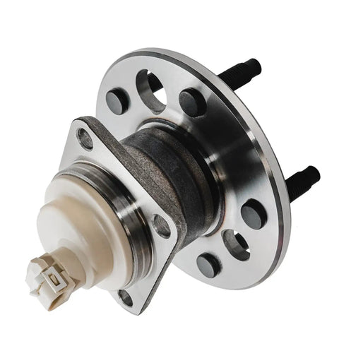 Pair Rear Wheel Bearing And Hub Assembly For Fwd Chevy Impala Monte Carlo Buick Allure Regal Lacrosse Pontiac Aztek Trans Sport 5 Lug With ABS Replacement Hubs Easy Install front view