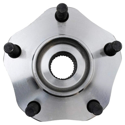 Two Piece Front Wheel Bearing And Hub Assembly Set For Driver And Passenger Sides Bolt On Easy Install Compatible