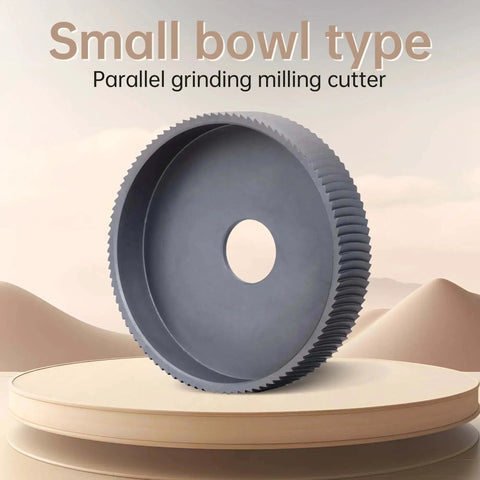 Small bowl type milling cutter from Multi Purpose Wood Carving Disc Kit For Angle Grinder With 4.5 Inch Milling Cutters And 5/8 Inch Arbor