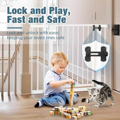 Stainless Steel Barn Door Gate Latch 2 Pack For Outdoor Wooden Fence Gates And Small Sliding Doors Built To Last With A Black Finish