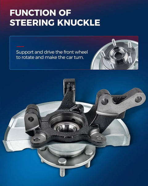 Front Left Steering Knuckle And Wheel Bearing Hub Assembly For Toyota Highlander 2008 2017 And Lexus RX350 RX450H 2010 2015 Direct Fit