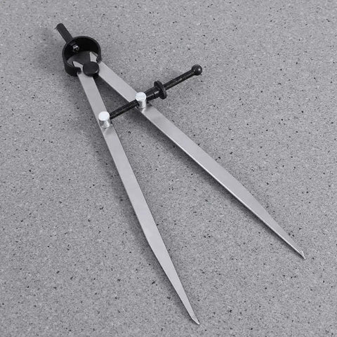8 Inch Spring Caliper And Divider Set 3 Piece For Inside And Outside Measurements With Durable Steel Build And Precision Ground Jaws