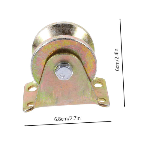 Groove Sliding Gate Track Roller Wheels Set Heavy Duty And Easy Install Bolt Fixed And Lightweight Design For Smooth Operation