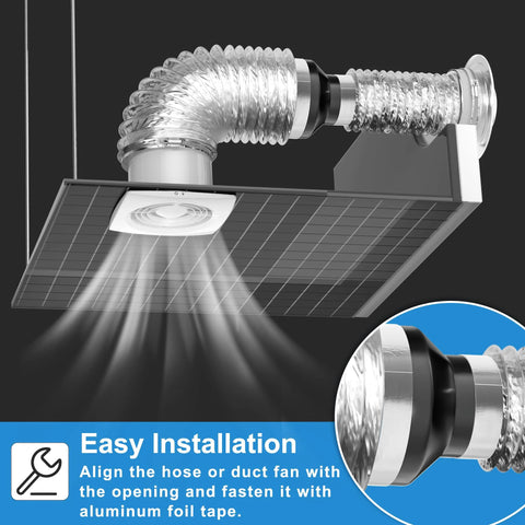 4-to-3 inch duct reducer by Hon&Guan, galvanized steel, black, for inline fan and grow tent ventilation.