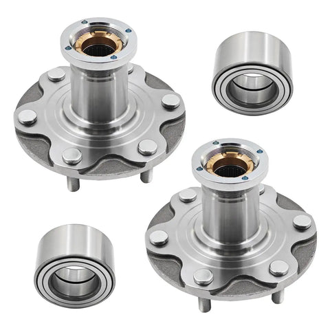 Front Wheel Bearing And Hub Assembly Kit For Toyota Tacoma 1995 2004 4WD With 2.4L 2.7L And 3.4L Engines Replacement Fits 43502-35160