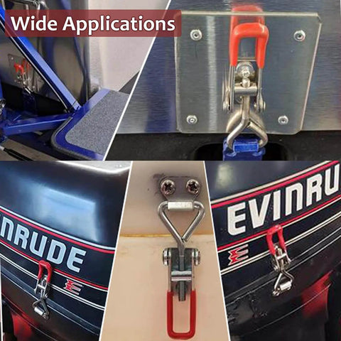 Installed Heavy Duty Toggle Latch Clamp 1320 Lbs Holding Capacity Adjustable Locking Toggle Clamp With Lock Hole Zinc Plated