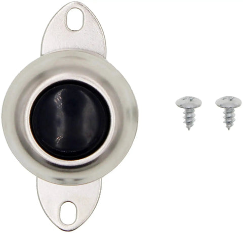 Electrical Switches Horn Button Flush Mount Universal Fit Replacement for Vehicles with mounting screws, front view.