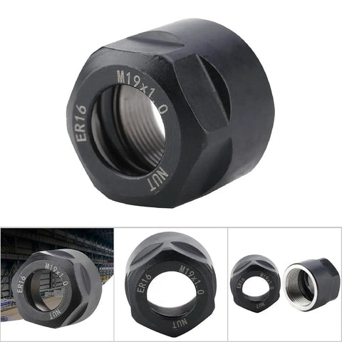 ER16 Collet Chuck Holder With Dynamic Balancing Nut And Metal Clamping Nut For Lathe Tool Fixing Built Tough For Quick Setup