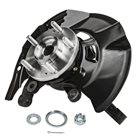 2.4L Front Left Steering Knuckle And Wheel Bearing Hub Assembly For 2011 Kia Optima Driver Side Replacement Front Suspension Knuckle With Hub OEM Spec Cast Iron