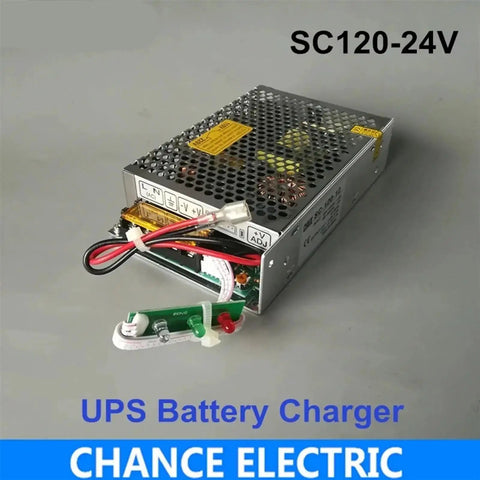 120W 24V universal AC UPS with charging function, monitored switch mode power supply for reliable backup power