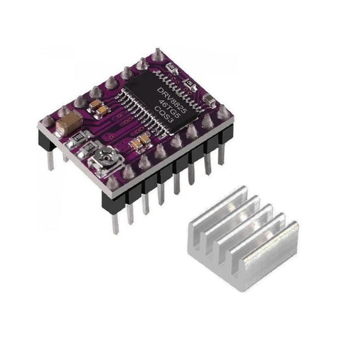 Dope Microstepping Stepper Motor Driver Module For Arduino ESP32 ESP8266 And Raspberry Pi with heatsink for CNC 3D robotics
