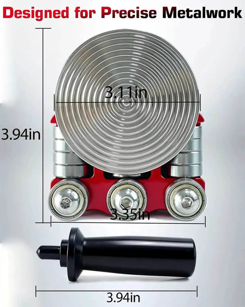 One Station Metal Disc Bender For Standing Seam Roofing And Sheet Metal Bending with precise measurements for custom bends