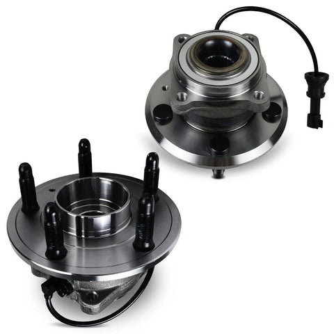Rear Wheel Bearing And Hub Assembly Replacement Kit For 2010 To 2017 Chevy Equinox And GMC Terrain 5 Lug With ABS Two Piece Direct Fit
