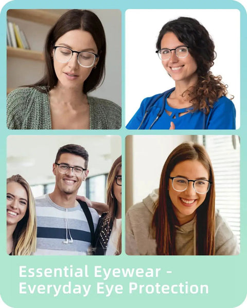 People wearing Oversize Anti Fog Safety Glasses For Nurses Z87.1 Certified UV Protection Pink in various settings.