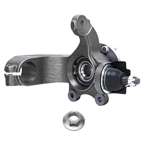 Front Pair Steering Knuckles And Wheel Bearing Hubs Assembly For 2010 2011 2012 2013 Ford Transit Connect Replacement OEM Grade Quality