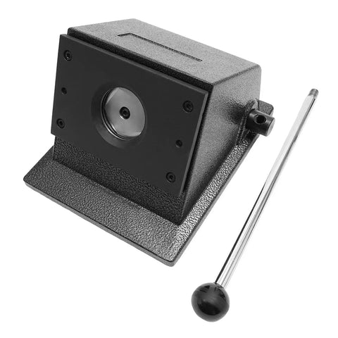 Heavy Duty Pro Round Hole Punch Die Cutter 48.5mm for badge making with side lever, ideal for paper, cardboard, and thin leather circles