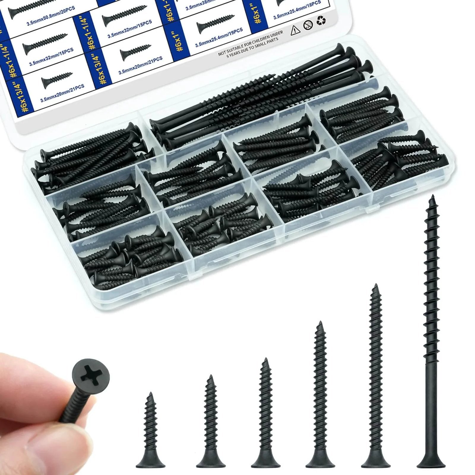 drywall screws assortment kit - 166 Pieces 🍁 – B...