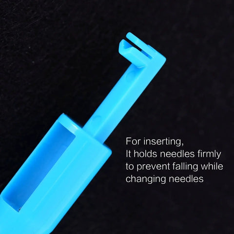 Automatic Needle Threader For Sewing Machines 6 Pack Blue And White Hicarer Needle Inserter Tools for quick needle change