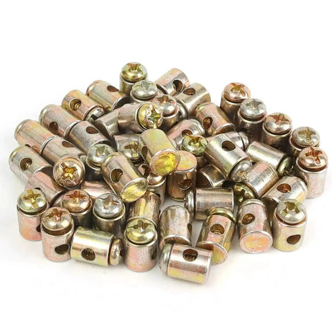 Twenty Pack Universal Throttle Cable Ends With Screws End Caps For Motorcycle Scooter Dirt Bike And Bicycle Fits Up To Three Millimeter Wires