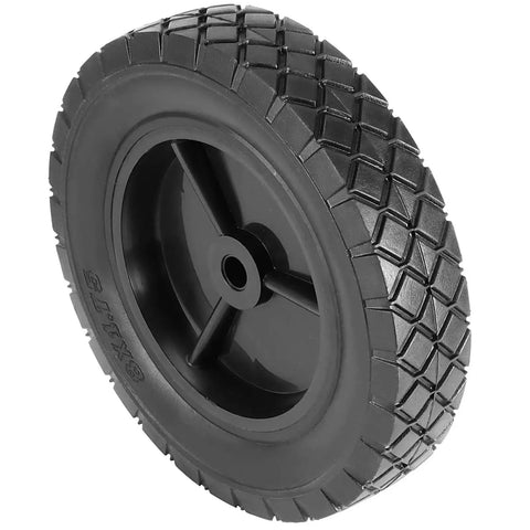 2 Pack 8 Inch Solid Rubber Wheels for Hand Trucks and Carts Replacement Tire With 1/2 Inch Bore and Offset Axle, durable PP hub