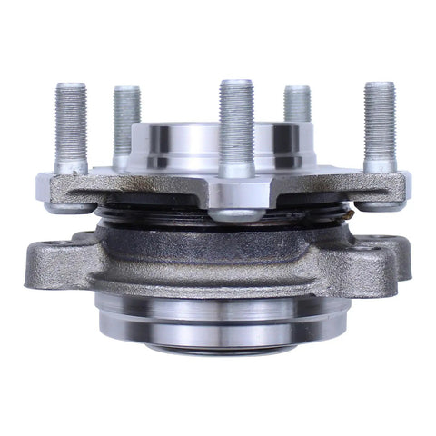 Front view of wheel hub and bearing assembly for Nissan Altima 2019-2024, direct fit OEM grade replacement for smooth rides.