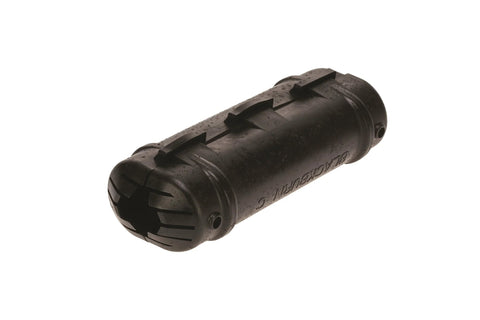 NSI C5 black dual-rated insulating cover for WR series tap connector, cylindrical with ribbed end cap, pack of 12