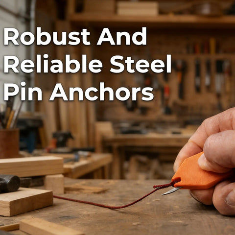 Hand using Rope Anchor Hook One Handed Fixing Power For Quick Carpentry And Home Renovation Effortless Rope Anchoring