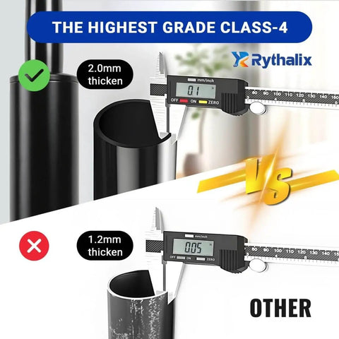 Comparison of Class 4 Extra Long Office Chair Cylinder Replacement with 2.0mm thickness vs 1.2mm alternative