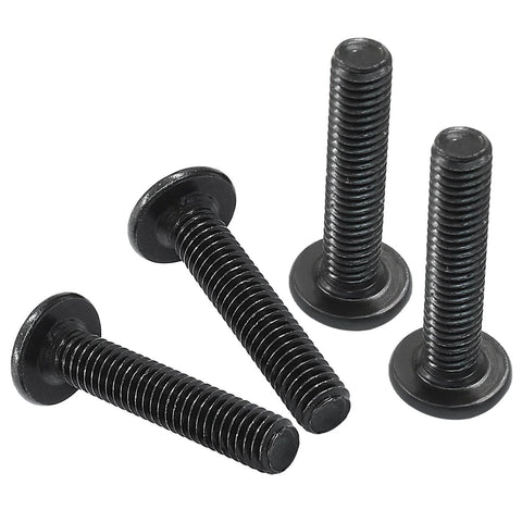 20 Pack M6 30mm Flat Head Socket Cap Screws Countersunk Bolts For Furniture Carbon Steel Fully Threaded With Heavy Duty Strength And Corrosion Resistance Easy Install For DIY Projects And Industrial Use, shown against a white background.