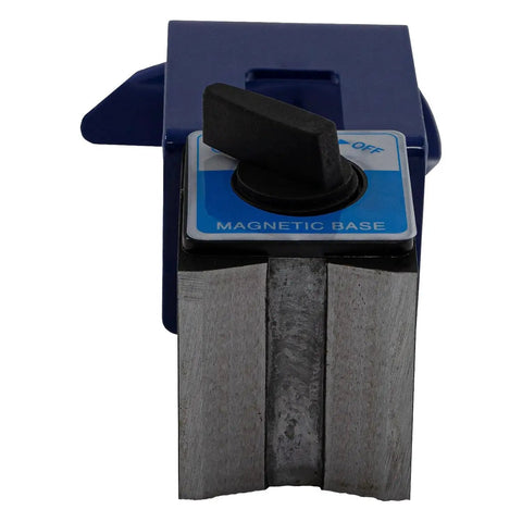 Magnetic Base MIG Welding Torch Holder Pro Grade with blue and black components for secure positioning on metal surfaces