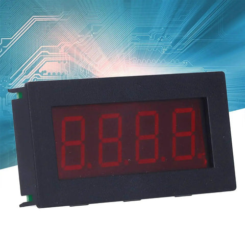 Image of 4 Digit LED 7 Segment Display With Modbus RTU Over RS485 Serial Port For PLCs, 5 To 36V DC Input, Decimal Point Enabled.