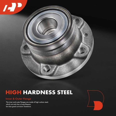 Close-up of Two Rear Wheel Bearing and Hub Assemblies for Ram ProMaster City 2015 2022 Beefy Heavy Duty