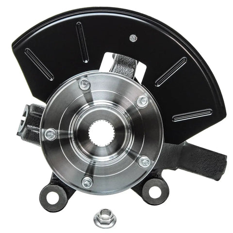 Front Right Steering Knuckle And Wheel Bearing Hub Assembly Replacement For Ford Escape 2005-2012, Mercury Mariner 2005-2011, And Mazda Tribute 2005-2011, Passenger Side Knuckle With Wheel Hub, Drop-In, OEM Grade