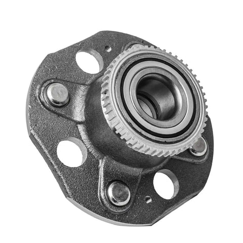 Rear Wheel Bearing And Hub Assembly For Honda Accord 1998 1999 2000 2001 2002 With ABS Four Lug Drop In Replacement And Direct Fit Two Pack