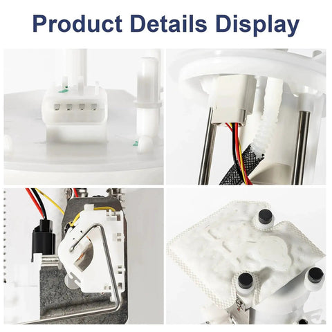 Electric Fuel Pump Assembly With Sending Unit And O Ring For Ford F150 2004 Through 2008 V6 4.2L V8 4.6L 5.4L And Lincoln Mark LT 2006 Through 2008 V8 5.4L Replacement With E2434M And E2441M Drop In Ready product details display.