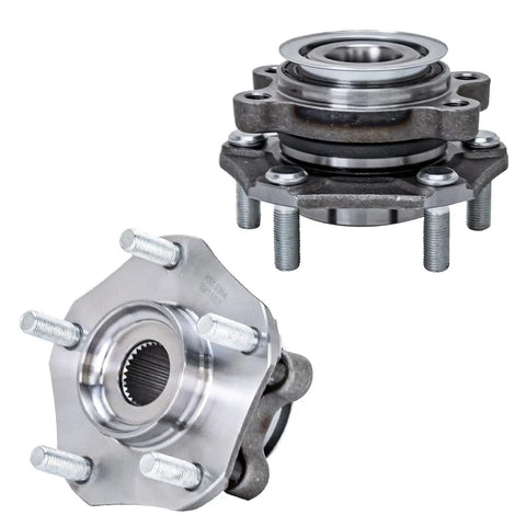 Four Wheel Hub Bearing Assembly Set For 2013-2019 Nissan Sentra Front And Rear Hubs With 5 Lugs Includes 2 Front Bearings And 2 Rear Bearings