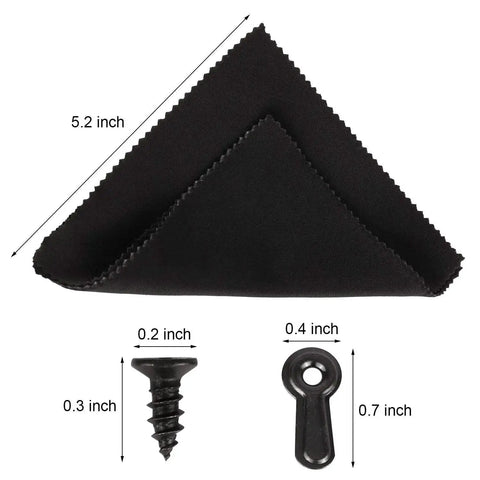 300 Turn Button Fasteners With 300 Screws For Picture Frames And Craft Projects, Black Metal Frame Hardware