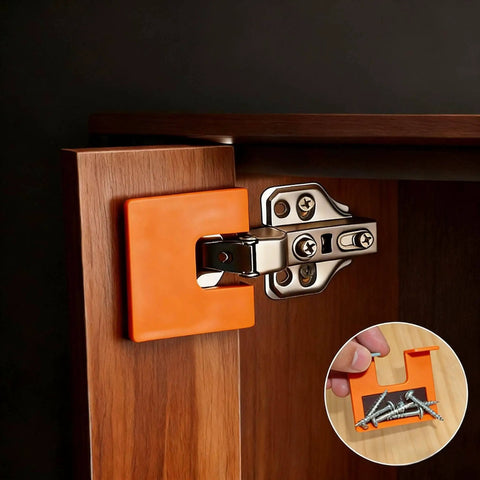 Magnetic Hinge Jig For Fast Door And Cabinet Installations Hands Free Quick Setup Tool with built in magnetic positioning and guide