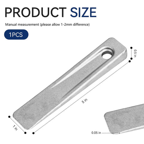 5 Inch Steel Wedge Set for Welding and Machine Set Up Heavy Duty Metal Wedges for Planers Shapers and Milling Machines
