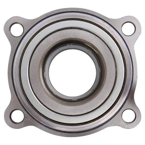 Front view of Wheel Hub Bearing Module Rear For Nissan Frontier Xterra And Equator 2005 To 2019 Fits 2005 To 2011 Frontier 2.5L