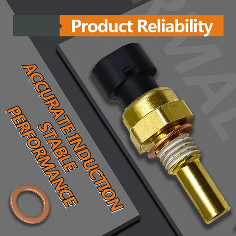 Engine Coolant Temperature Sensor For Chevy Avalanche Impala Trailblazer Suburban 1500 2500 HD Express Silverado GMC Envoy Sierra Yukon Savana Saturn OEM 2134514 2134333 19236568 Top Pick showing product reliability