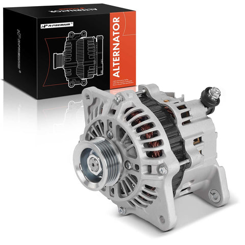 Alternator Compatible With Subaru Forester 1999 To 2002 And Impreza 1999 To 2001 12V 75A Clockwise Rotation Five Groove Pulley Replacement