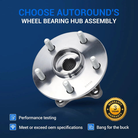 Direct Fit Front Wheel Bearing And Hub Assembly 5 Lug For Toyota Camry 2018 2019 2020 2021 2022 Avalon 2021 And Lexus ES250 2021 2023