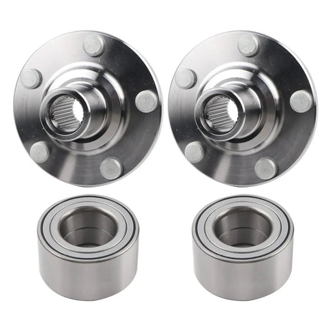 Front Wheel Hub Bearing Assembly Bolt-On For Toyota Highlander Camry Solara AWD Fit 2001-2005 Highlander 3.0L 3.3L